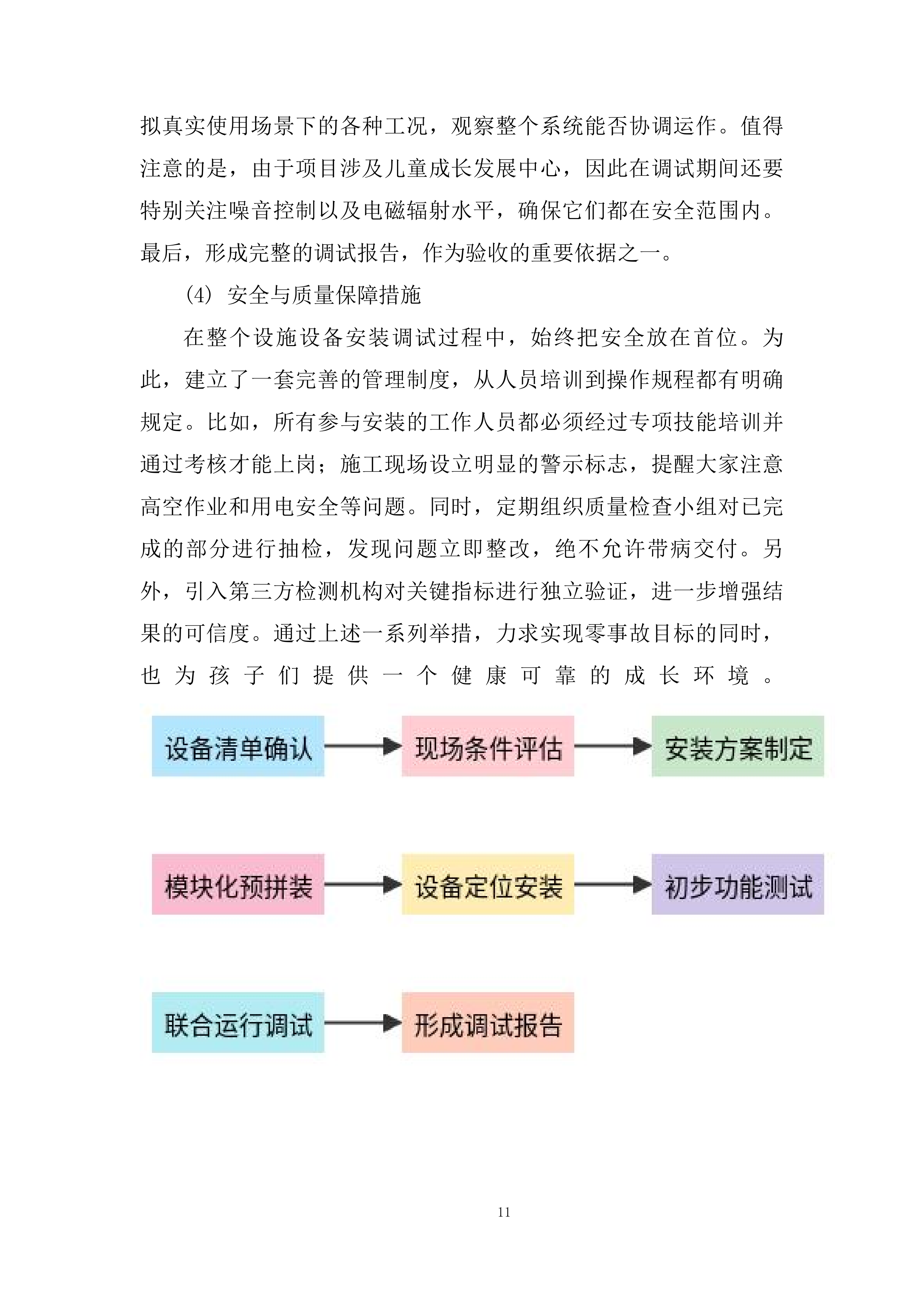 儿童成长发展中心项目施工项目技术方案.docx 第11页