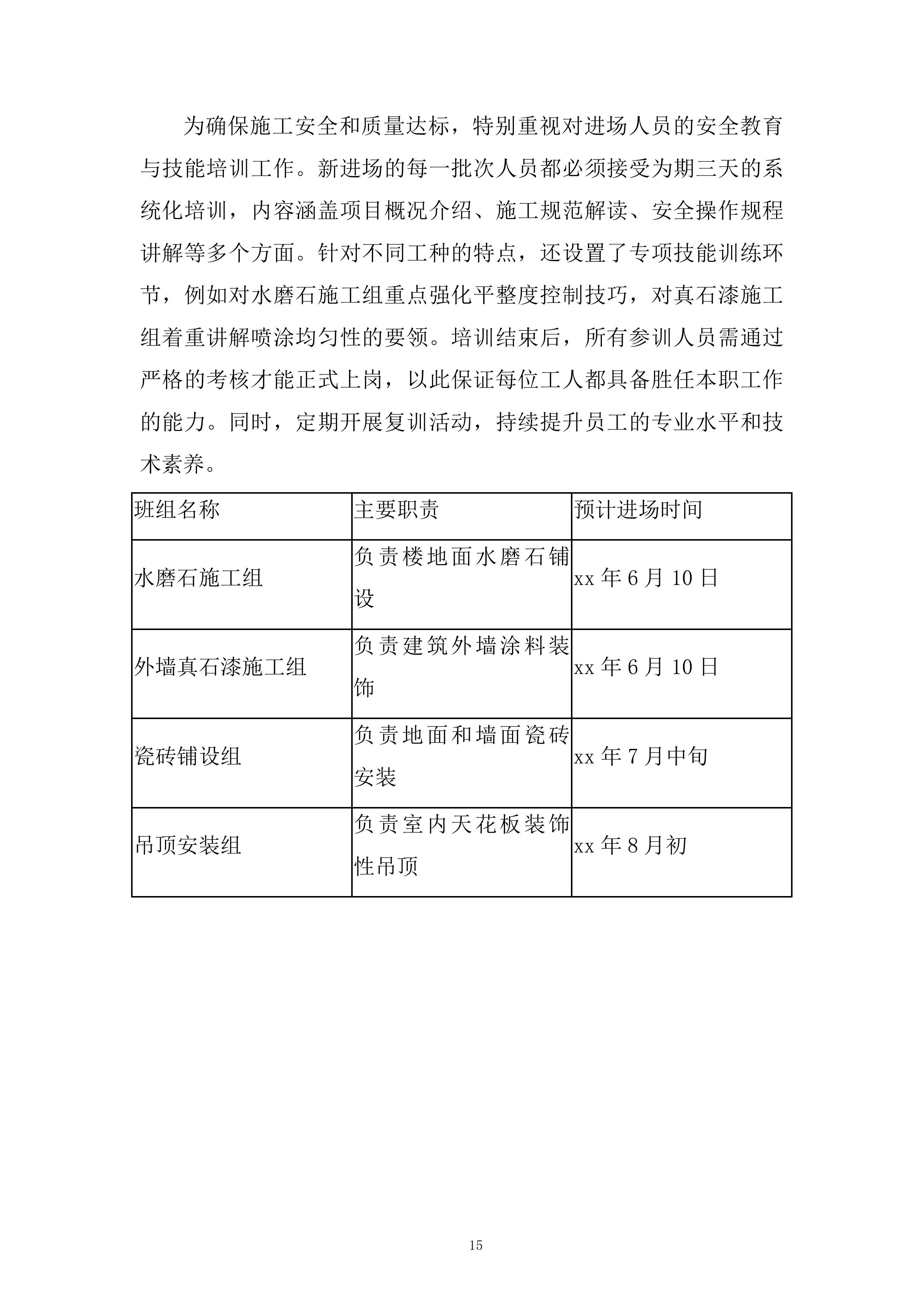 办公楼装饰工程项目投标方案.docx 第15页