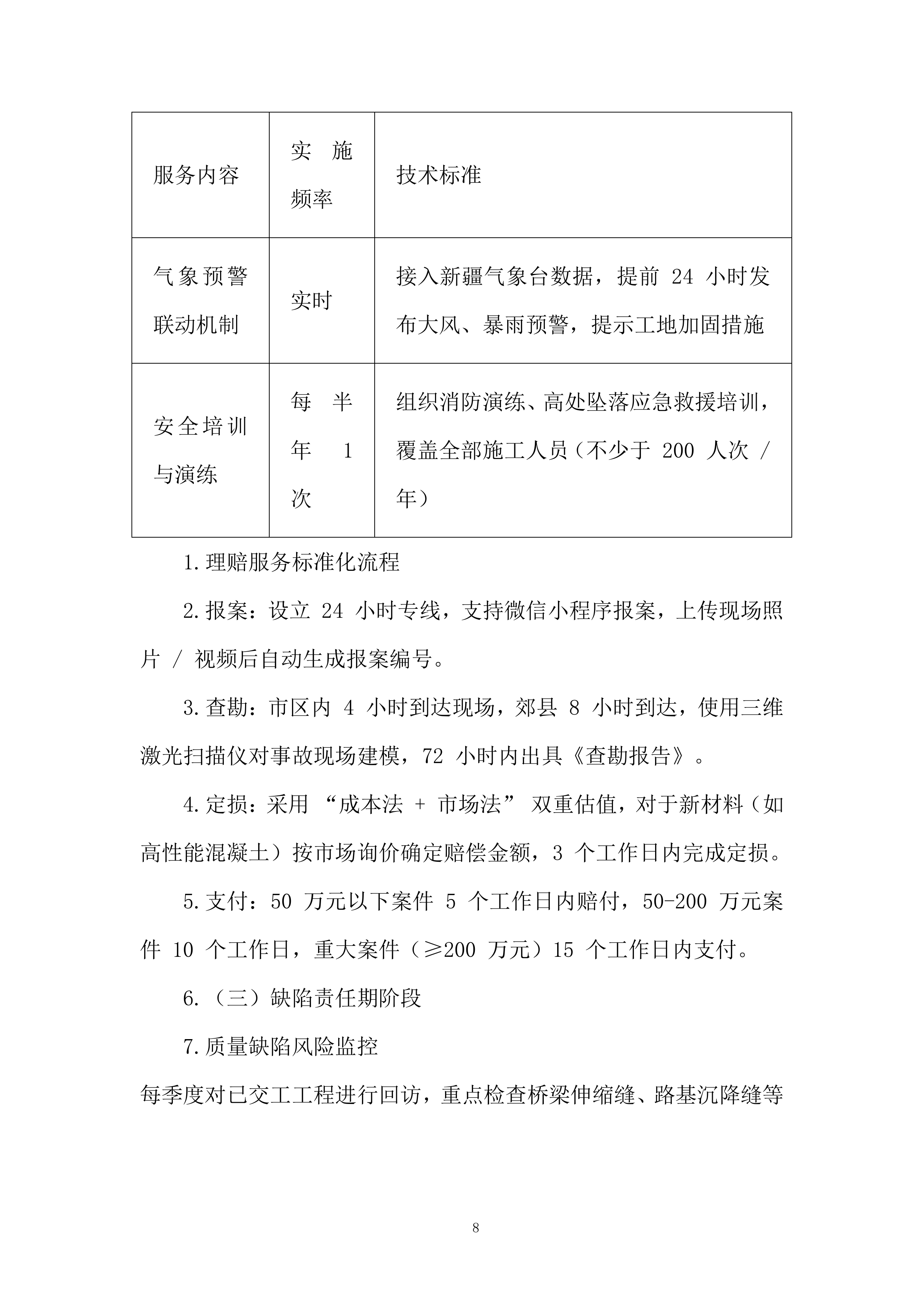高速公路项目施工保险服务采购项目投标.docx 第8页