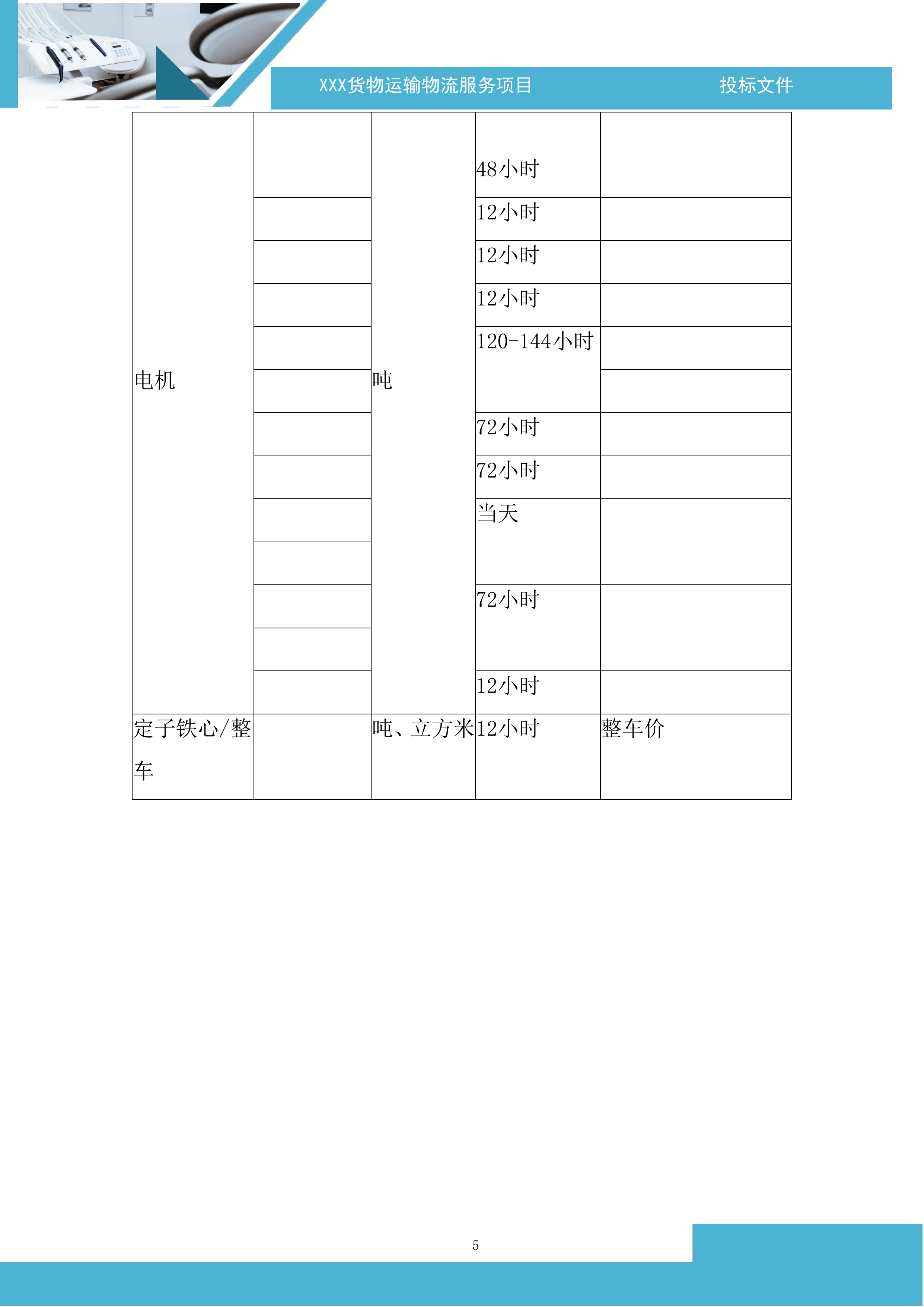 货物运输物流服务项目投标方案.docx 第5页