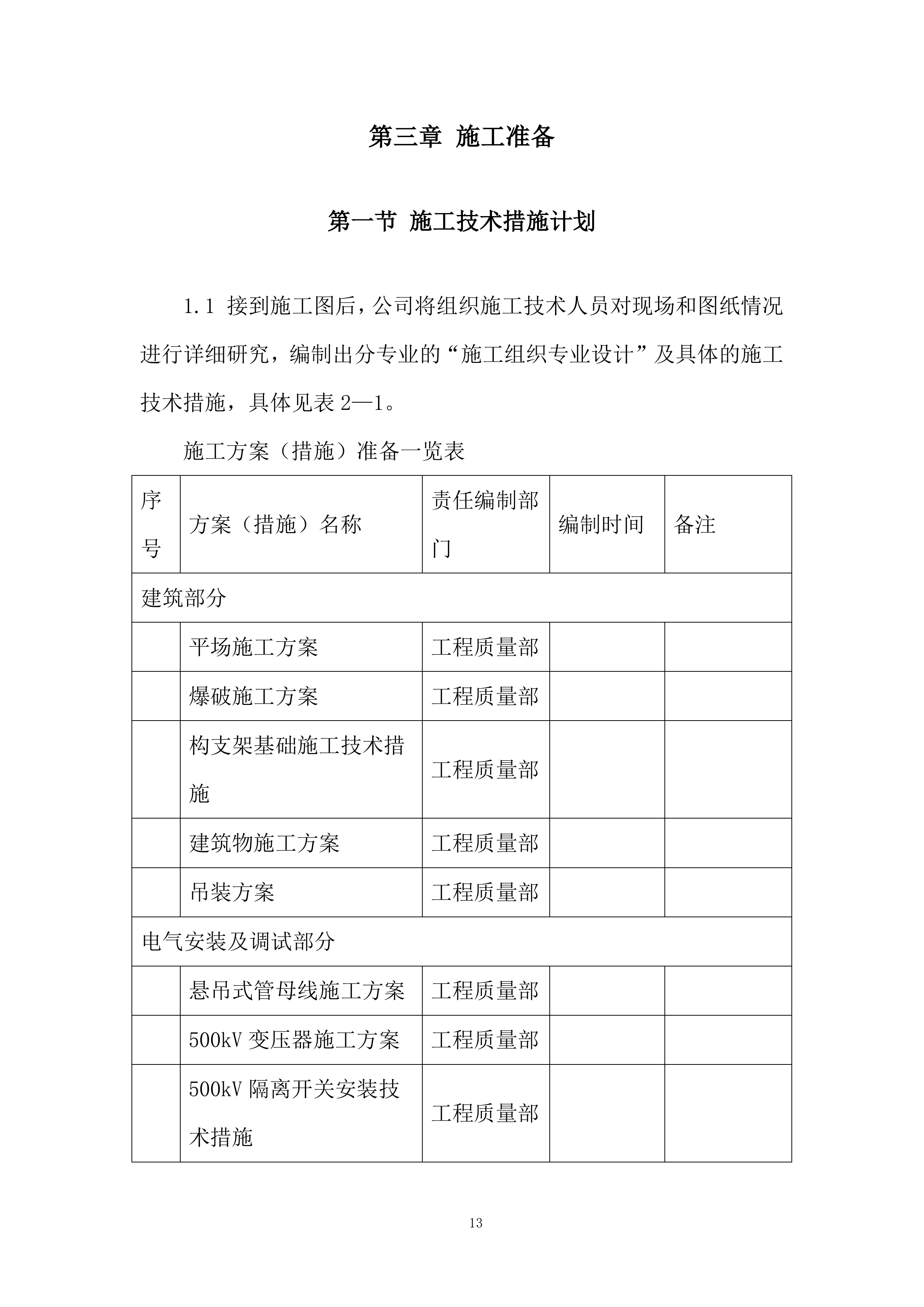 西南500kV变电所扩建工程投标方案.docx 第13页