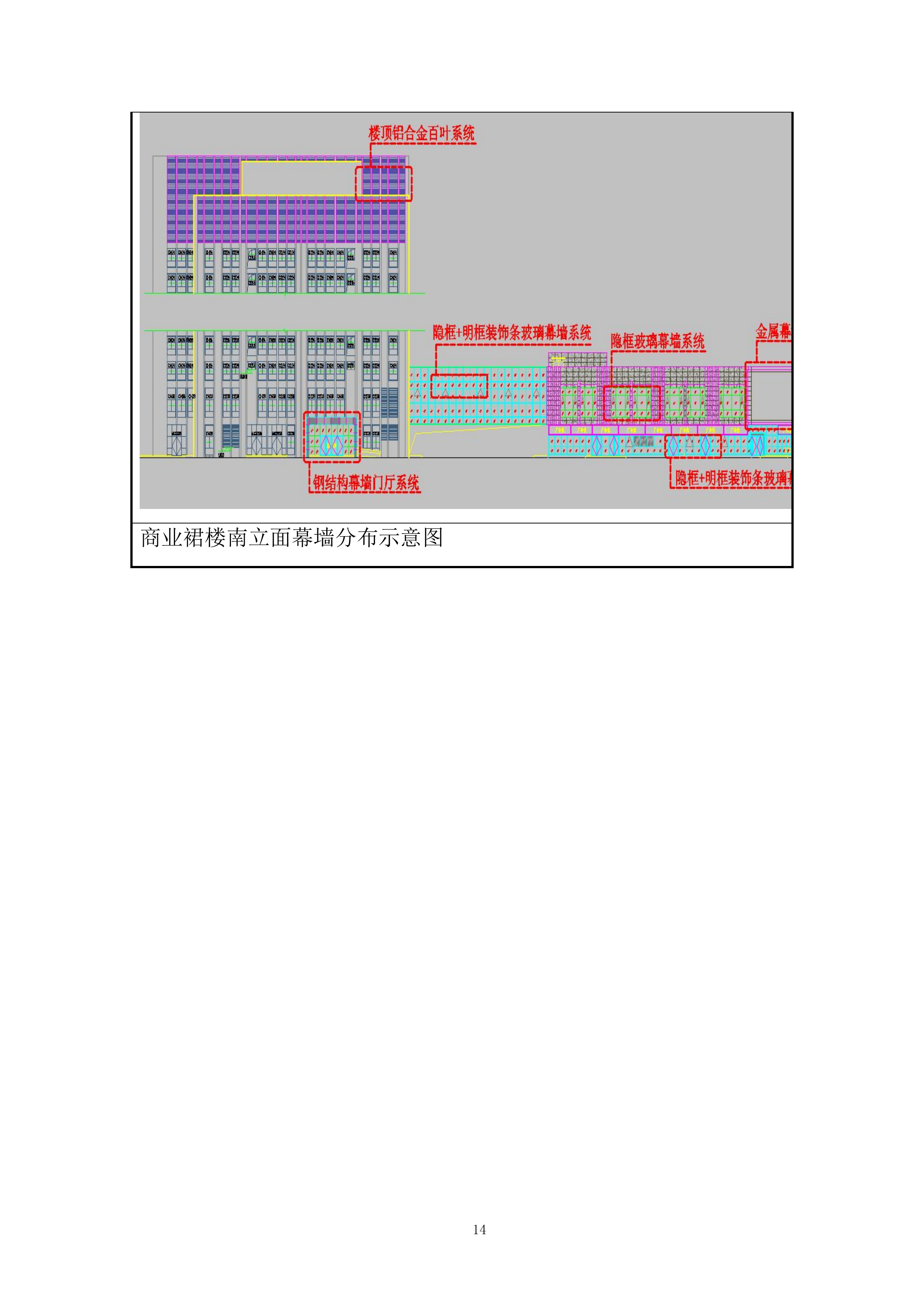 商业裙楼建筑幕墙工程施工投标方案.docx 第14页