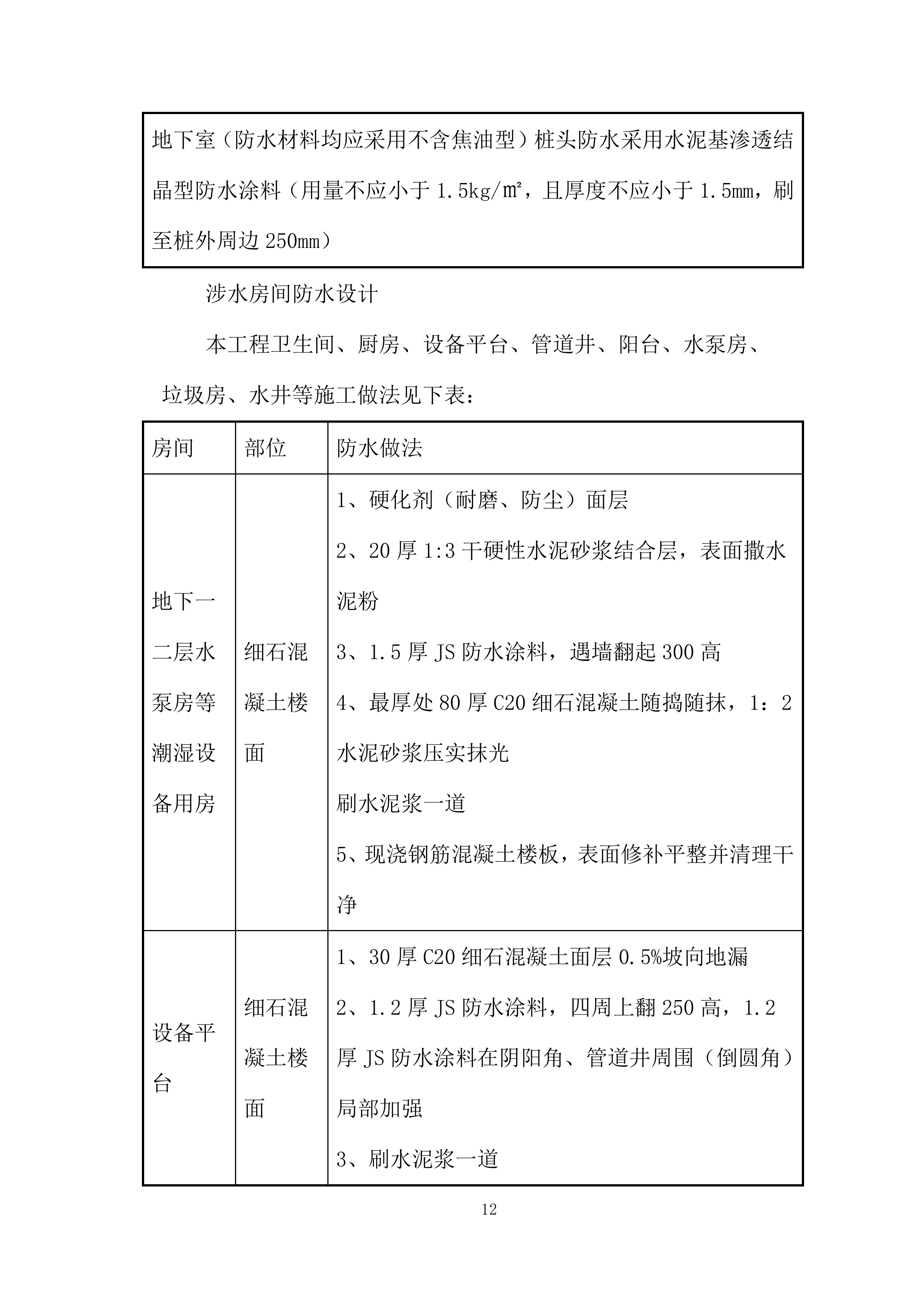 拆迁安置房工程防水工程施工投标方案.docx 第14页