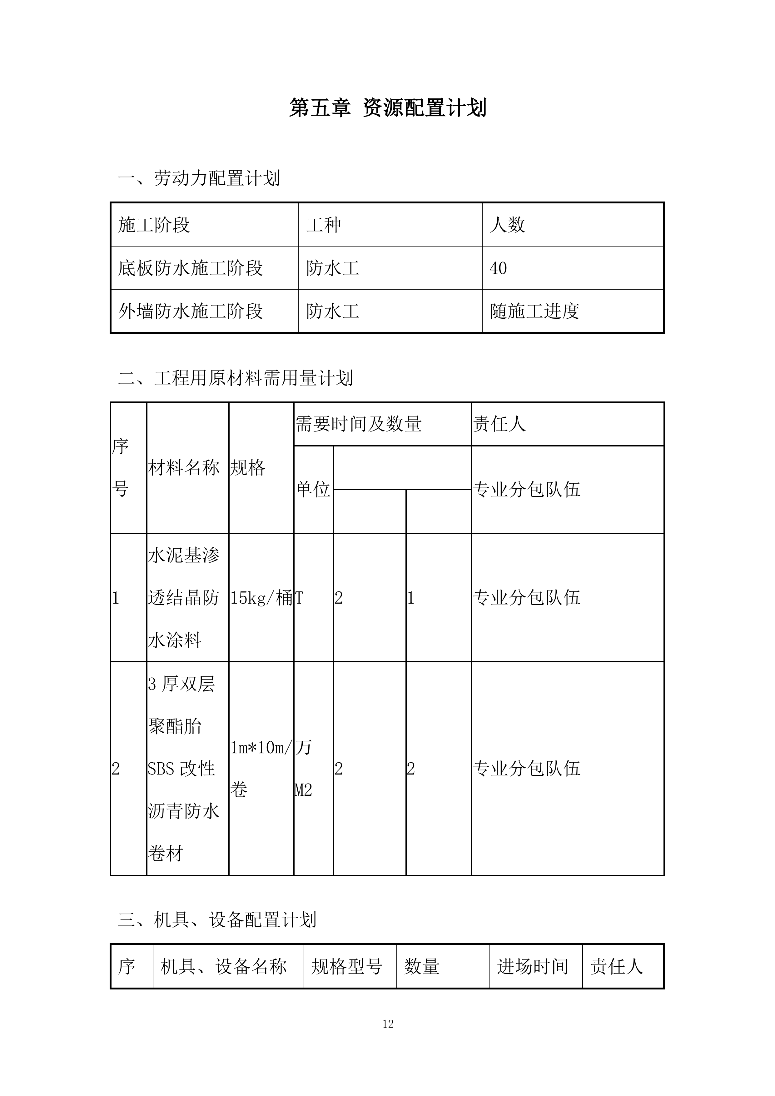 数据中心二期地下防水施工投标方案.docx 第14页