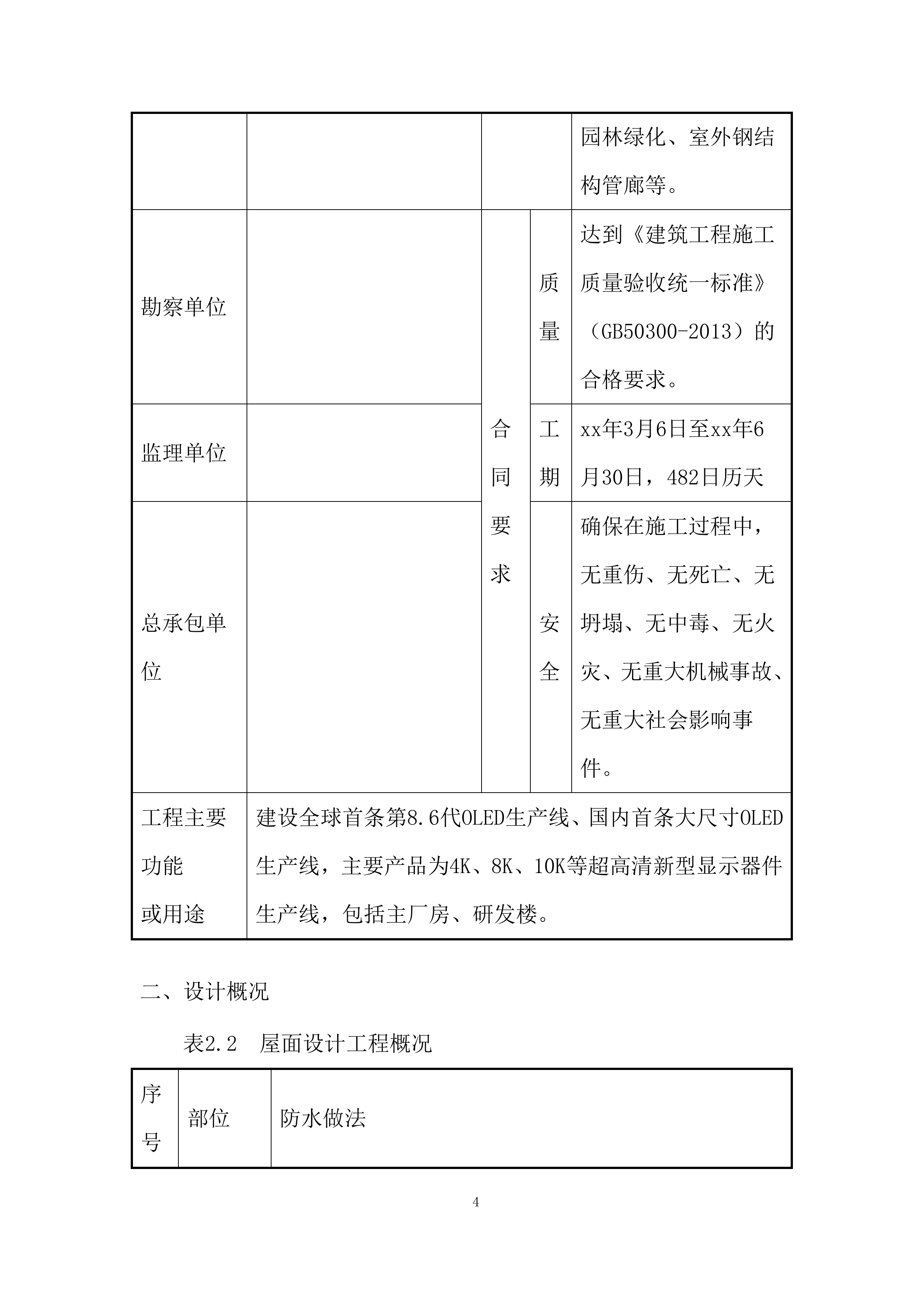 超高清新型显示器件生产线项目主厂房屋面工程专项施工投标方案.docx 第6页