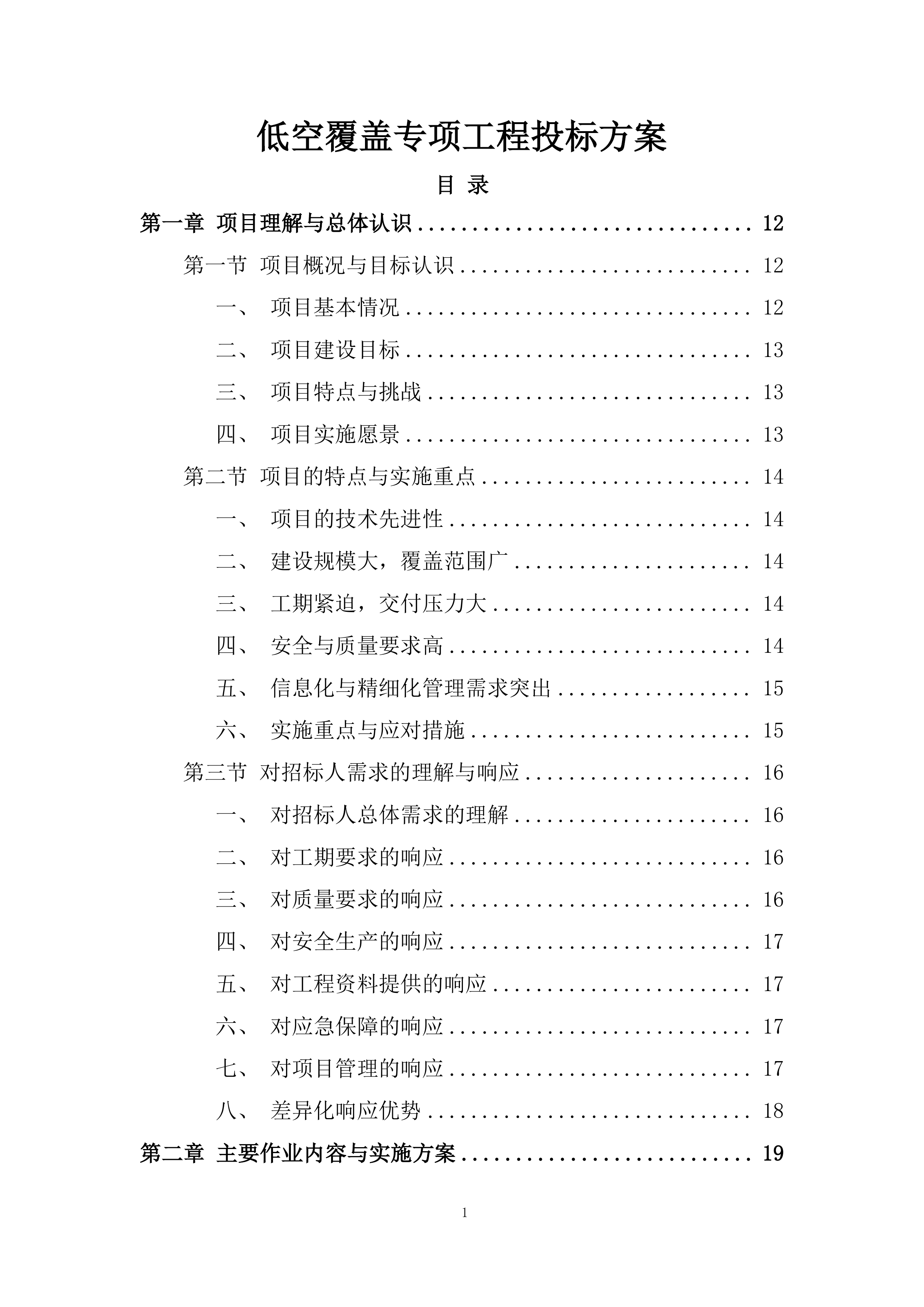 低空覆盖专项工程投标方案.docx 第1页