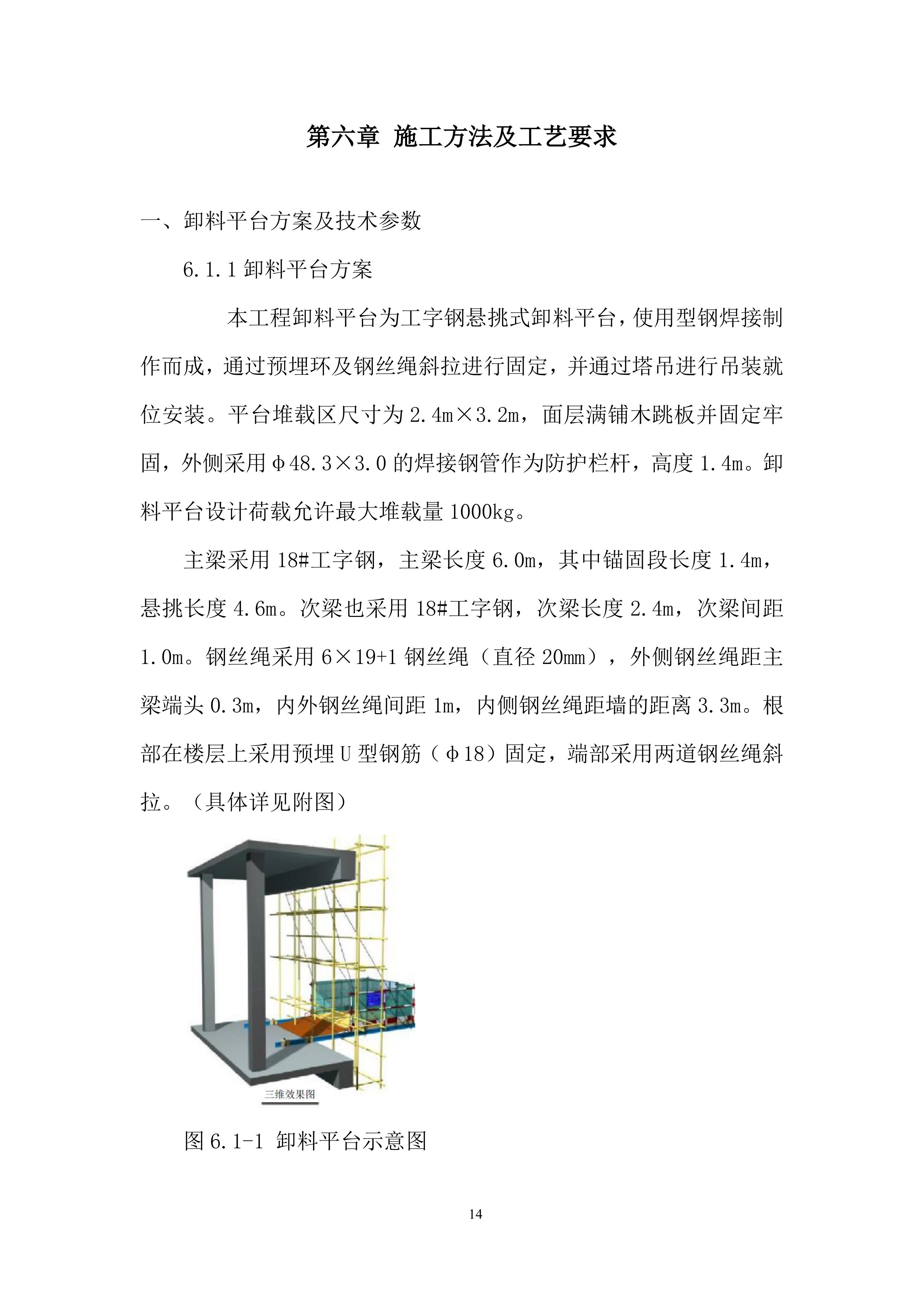 广场项目悬挑卸料平台施工投标方案.docx 第14页
