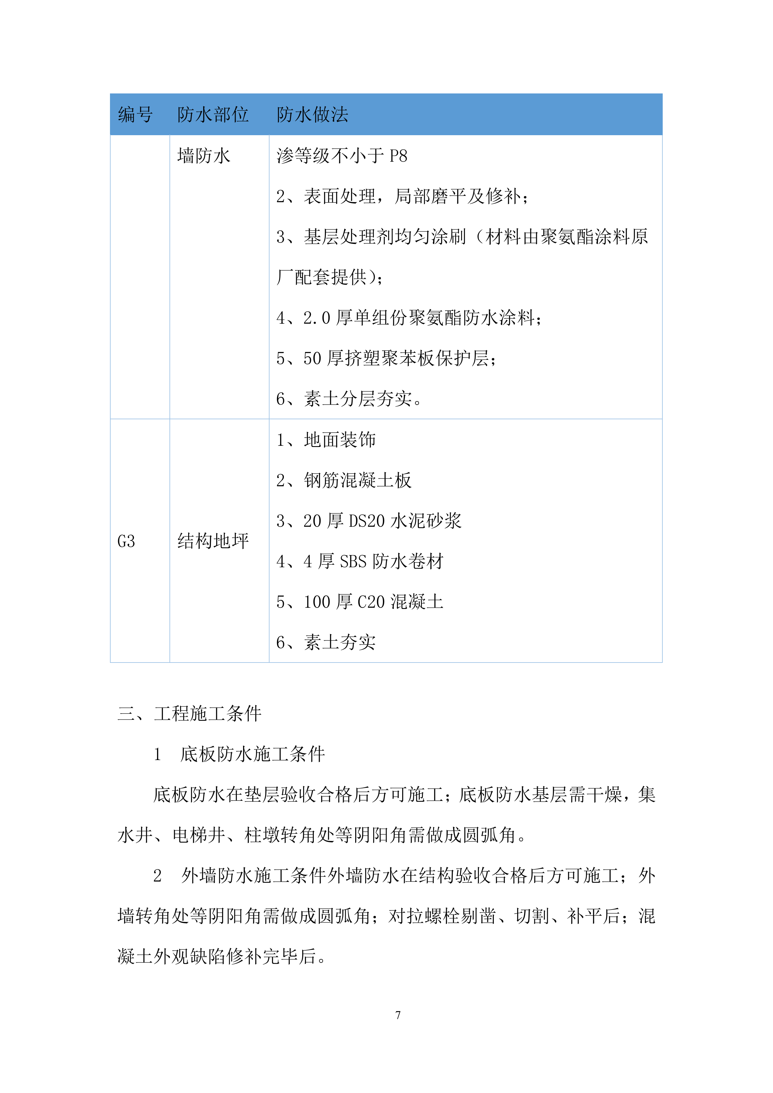 工厂工程二期地下防水工程施工投标方案.docx 第7页