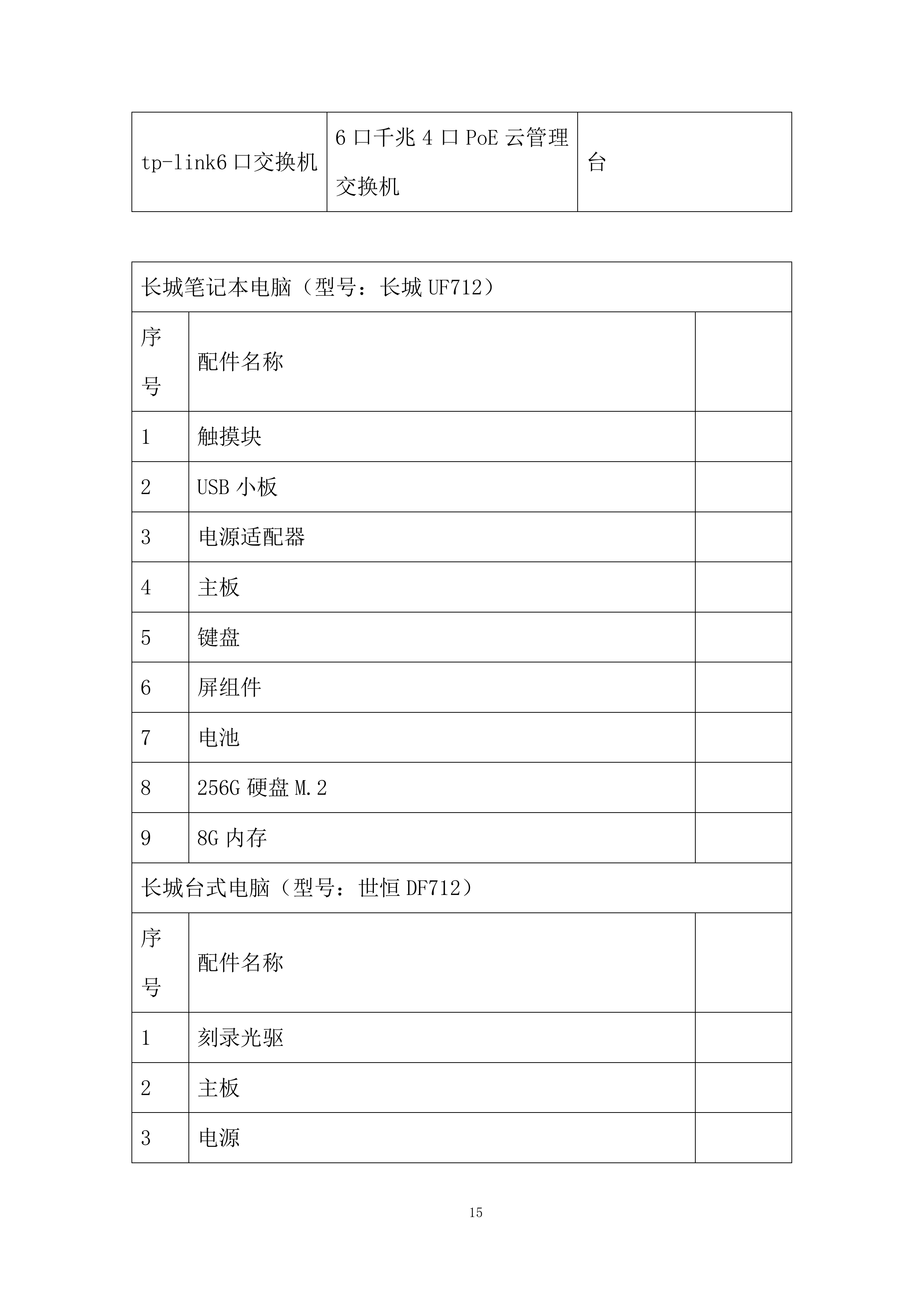 教育厅机关办公耗材购置项目投标方案.docx 第15页