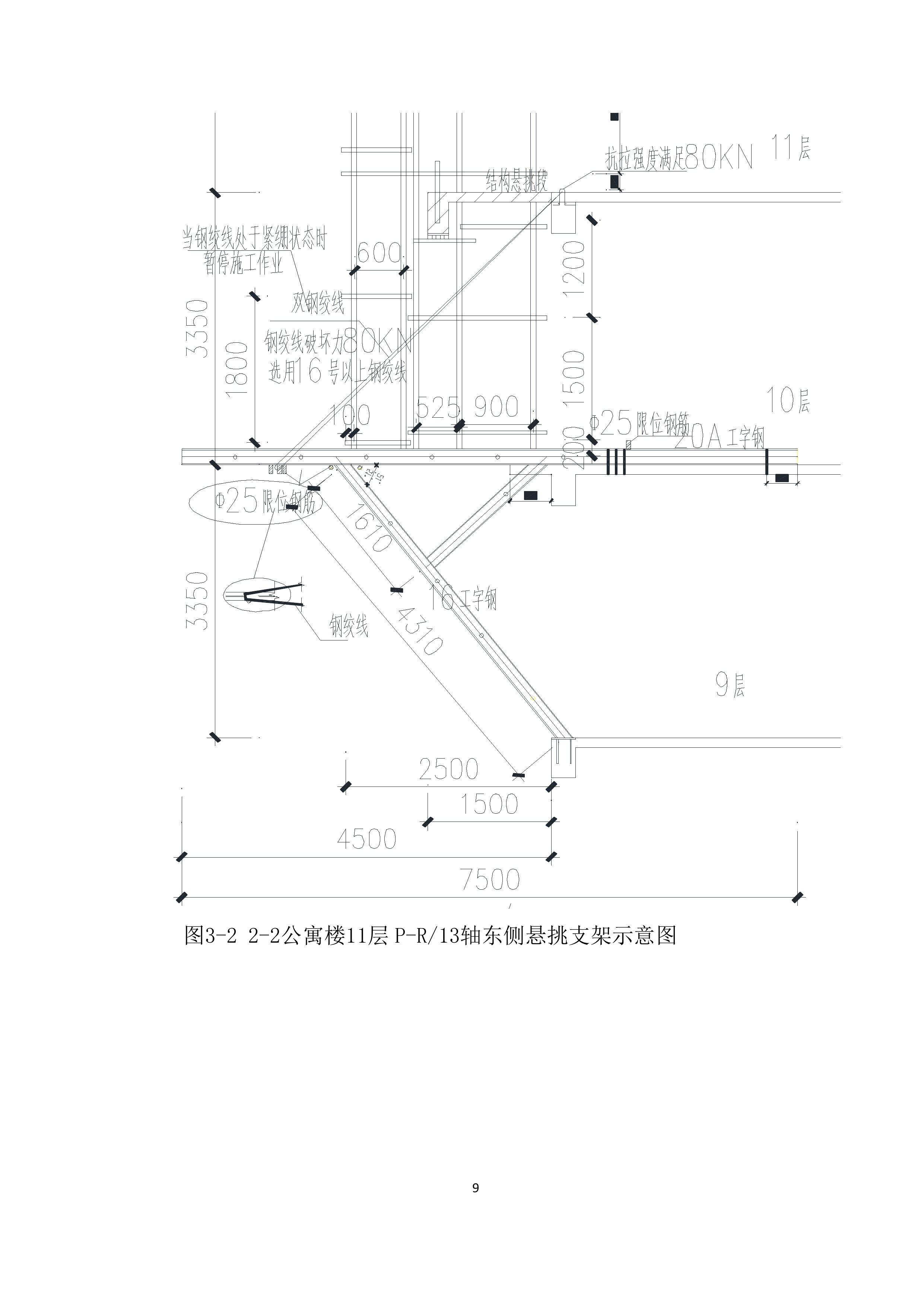 金融商务中心项目三角桁架悬挑模板支撑架施工投标方案.docx 第12页
