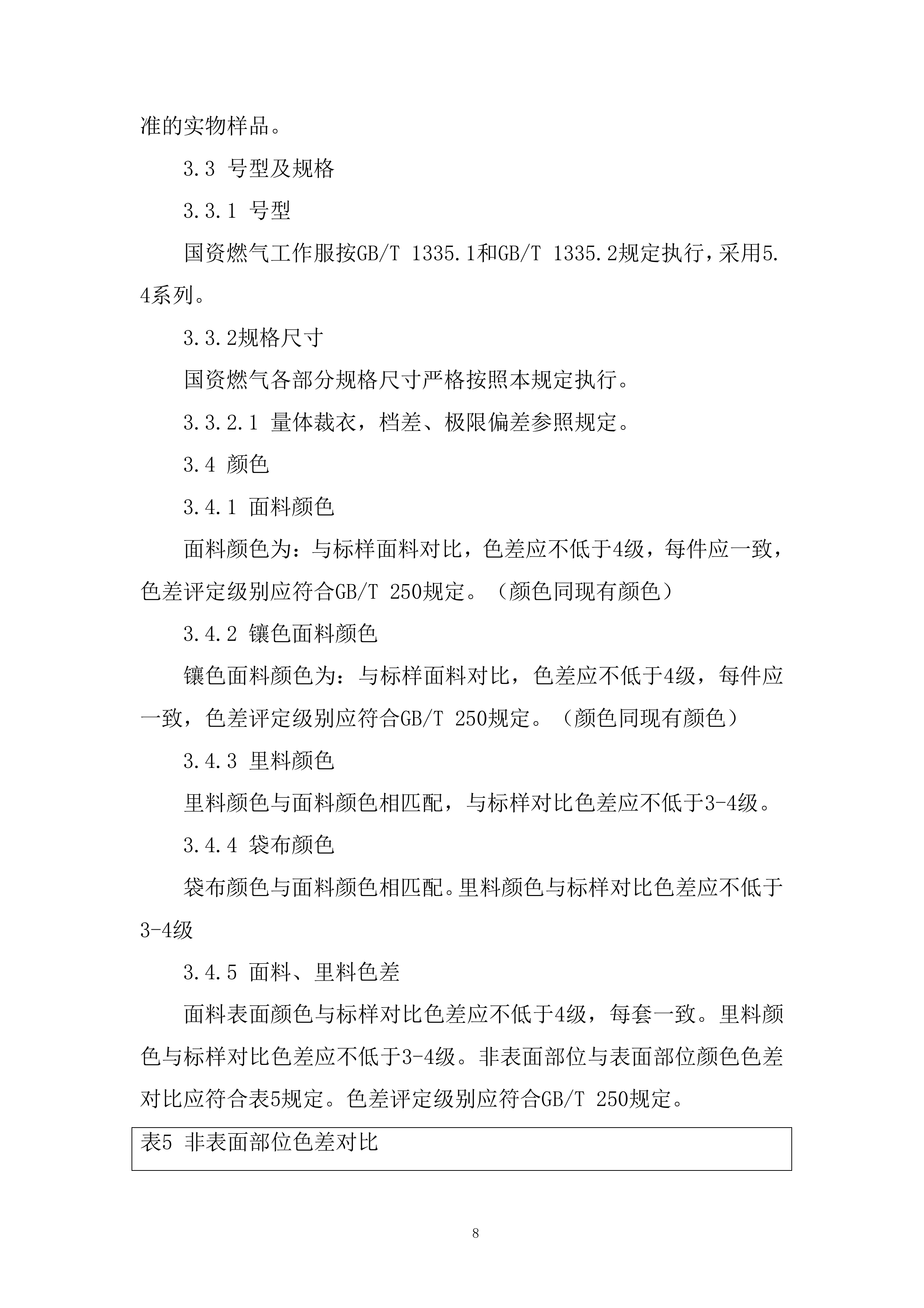 国资燃气热力有限责任公司年工作服采购项目投标方案.docx 第8页