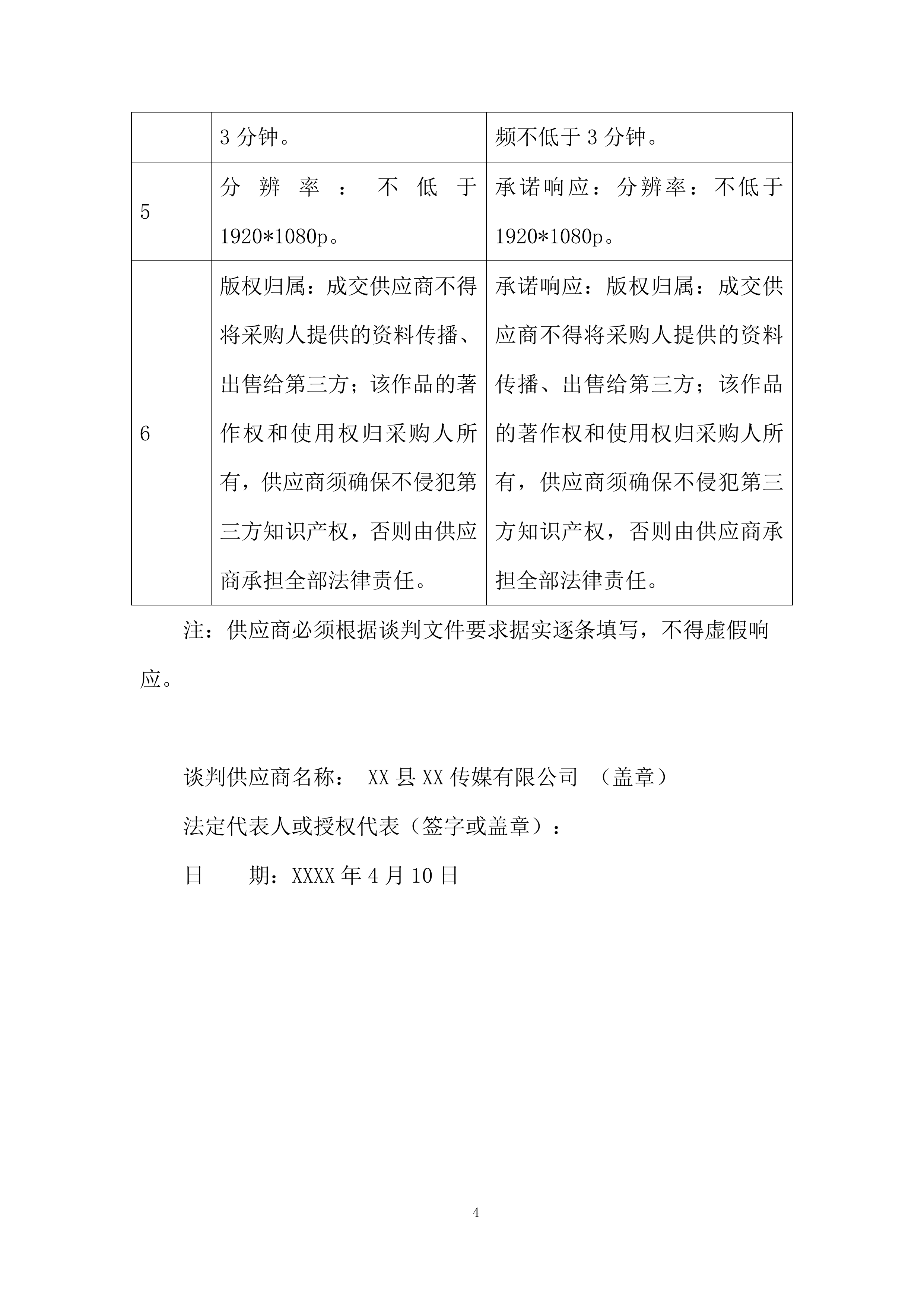红色文化视频拍摄制作服务项目投标方案.docx 第4页