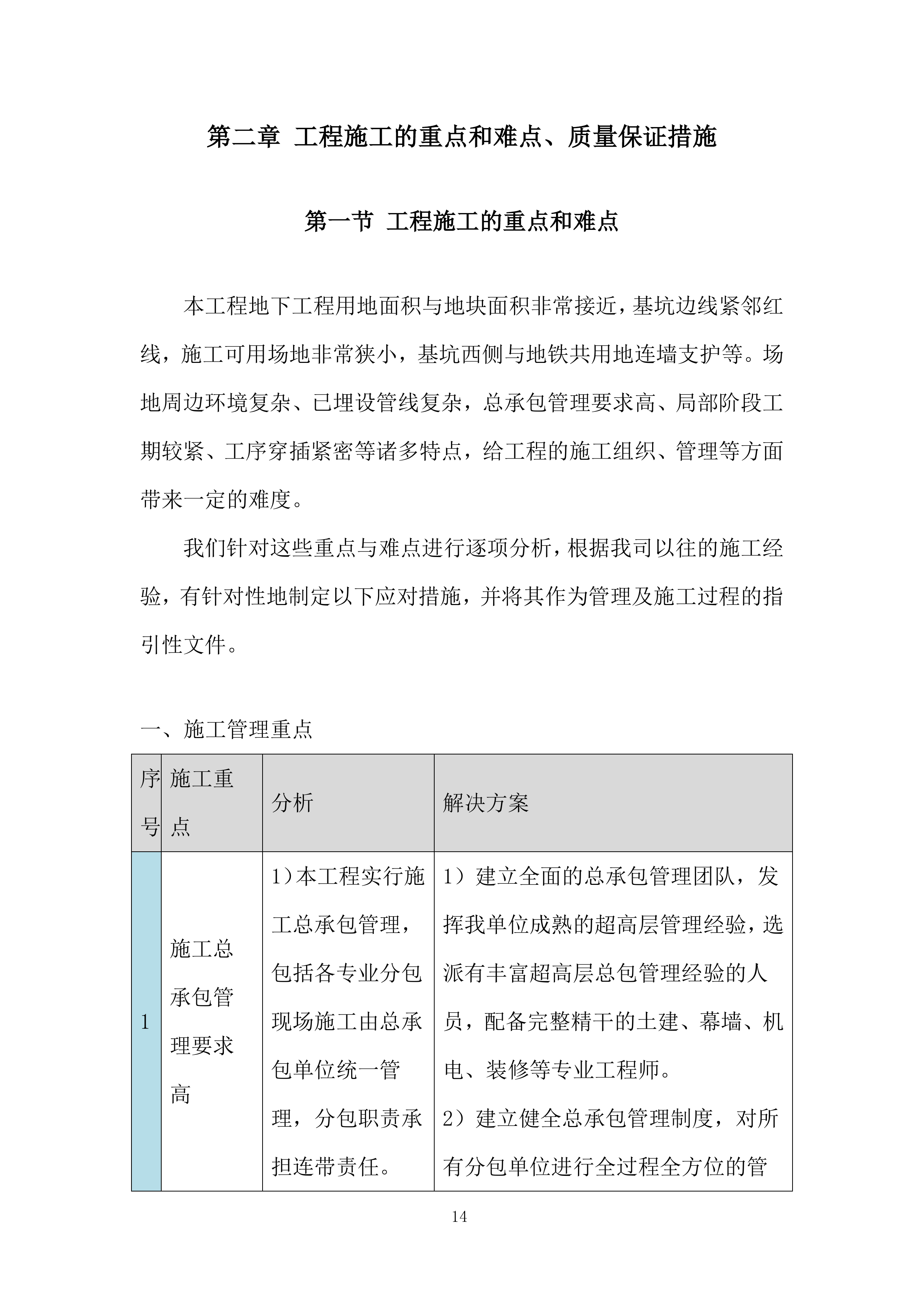 国际会展中心商务休闲广场施工总承包工程投标方案.docx 第14页