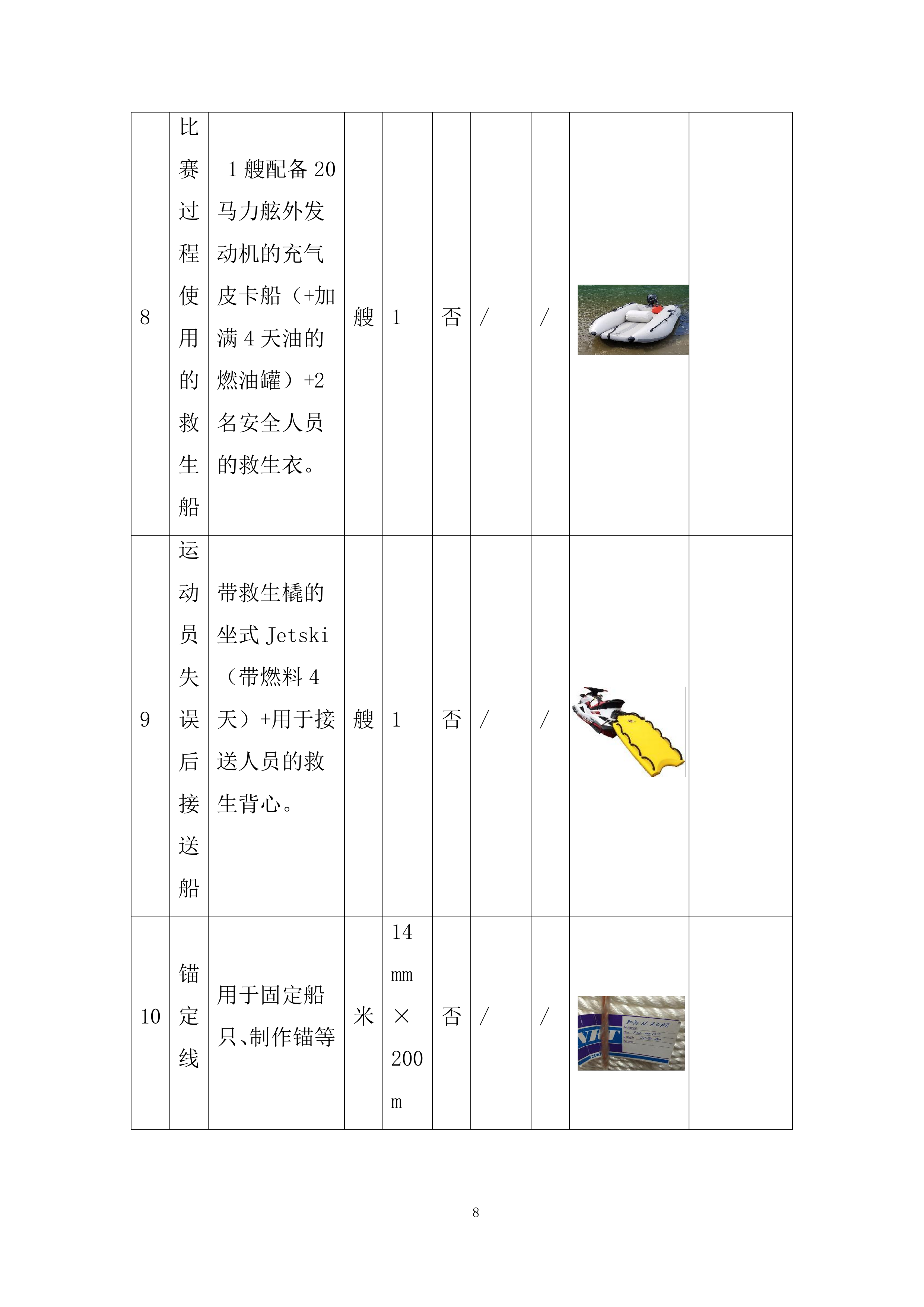 世运会摩托艇、滑水竞赛专项器材采购项目投标方案.docx 第8页