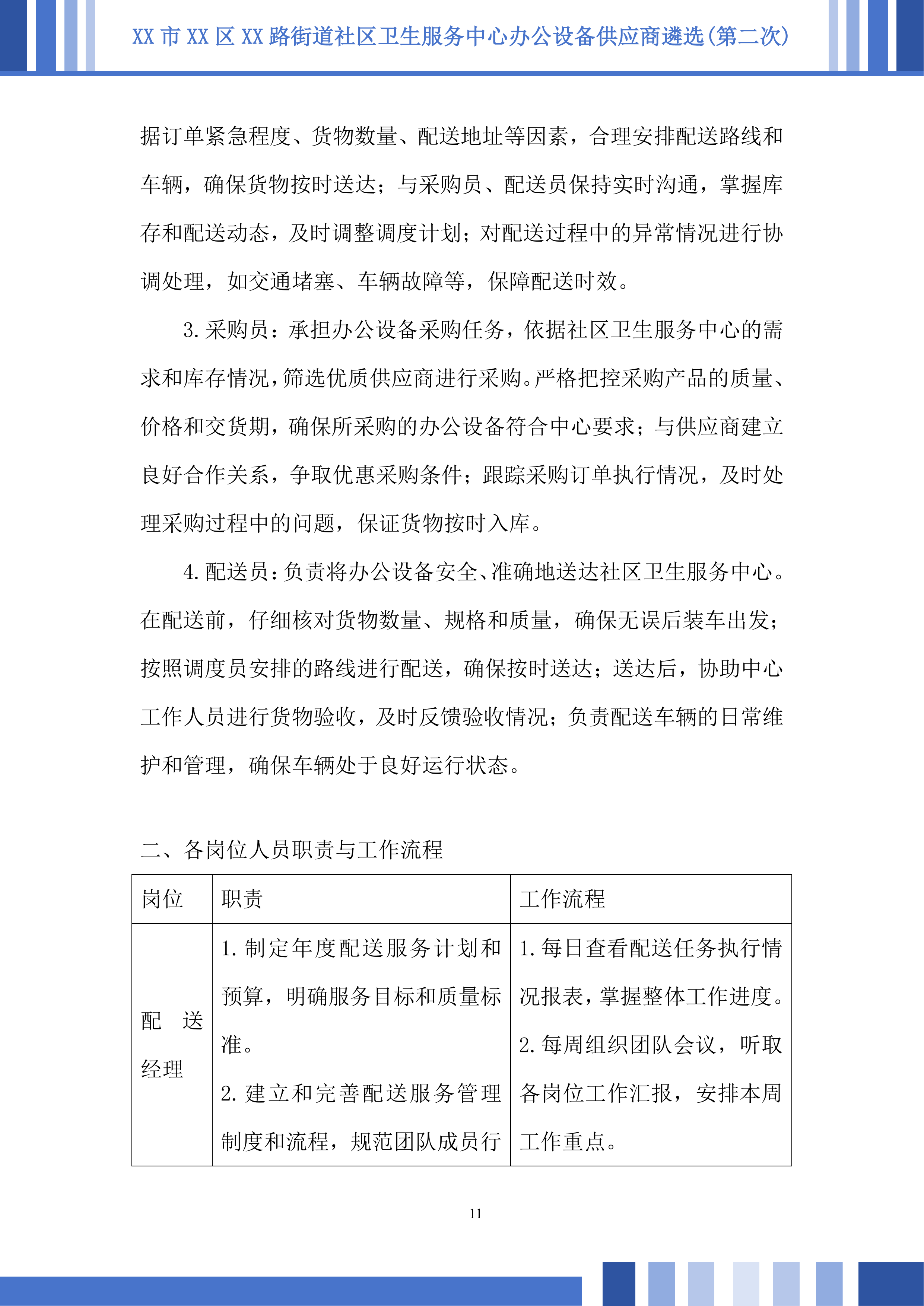 社区卫生服务中心办公设备供应商遴选投标方案.docx 第11页