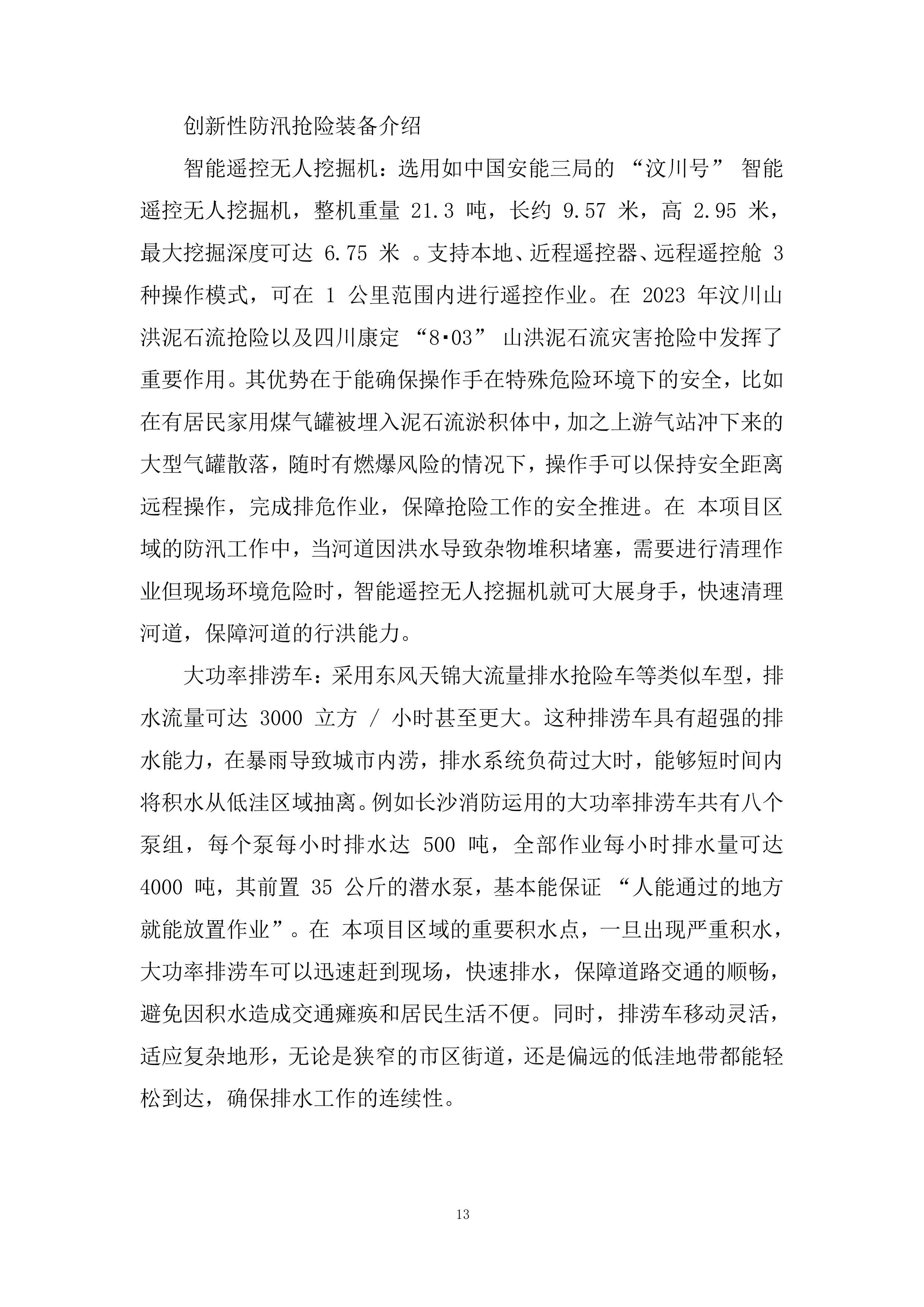 防汛、应急抢险项目投标方案.docx 第13页