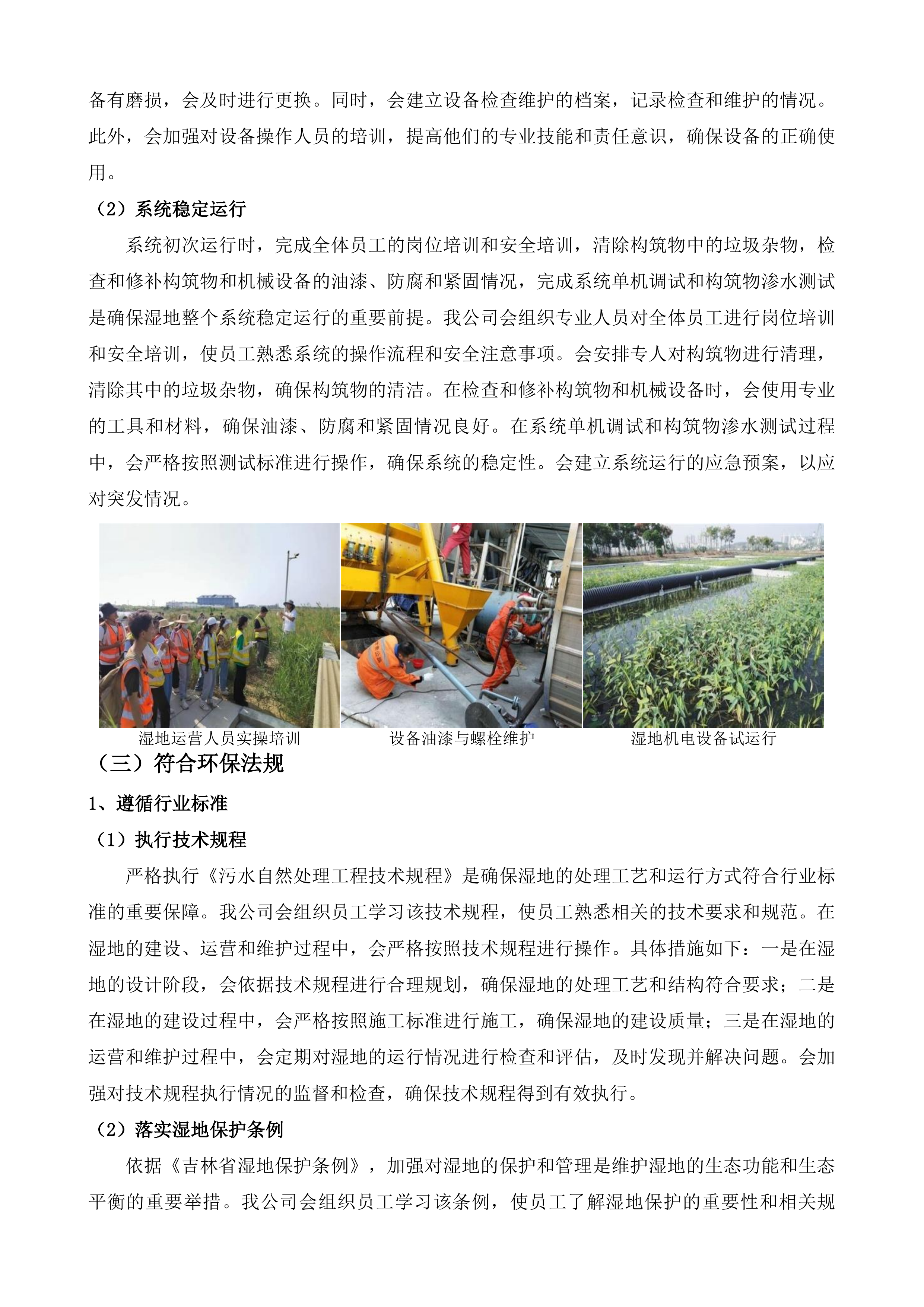 公主岭市东辽河一级支流河口湿地项目运营维护投标方案.docx 第8页