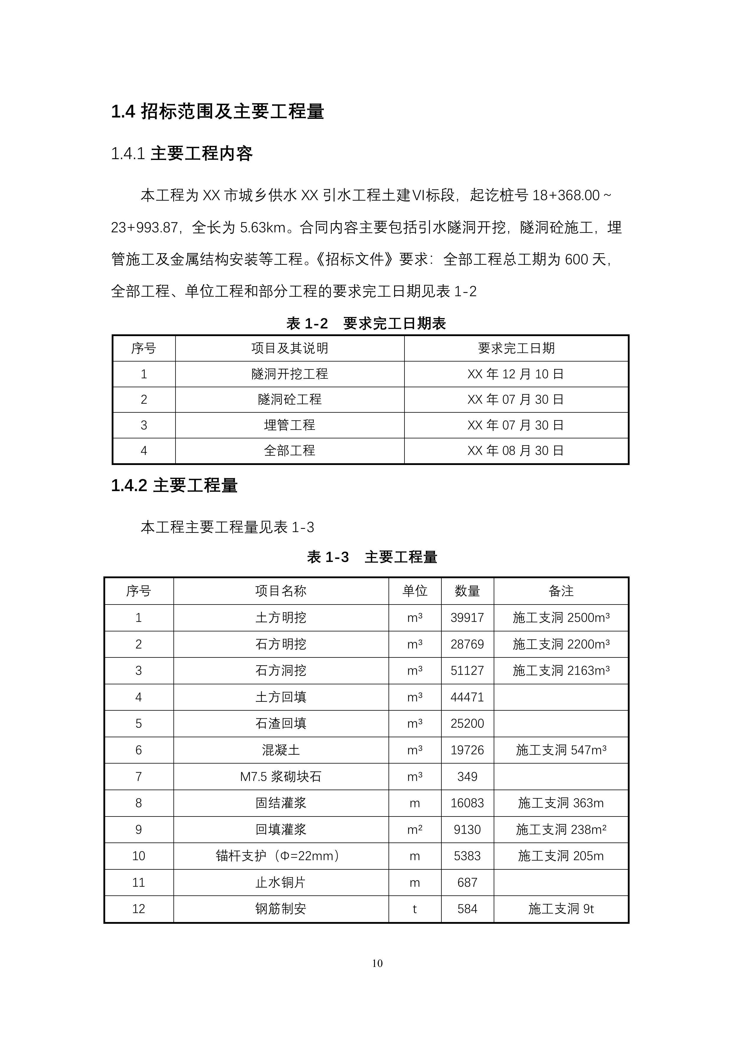 供水引水工程土建 施工组织设计139页.doc 第10页