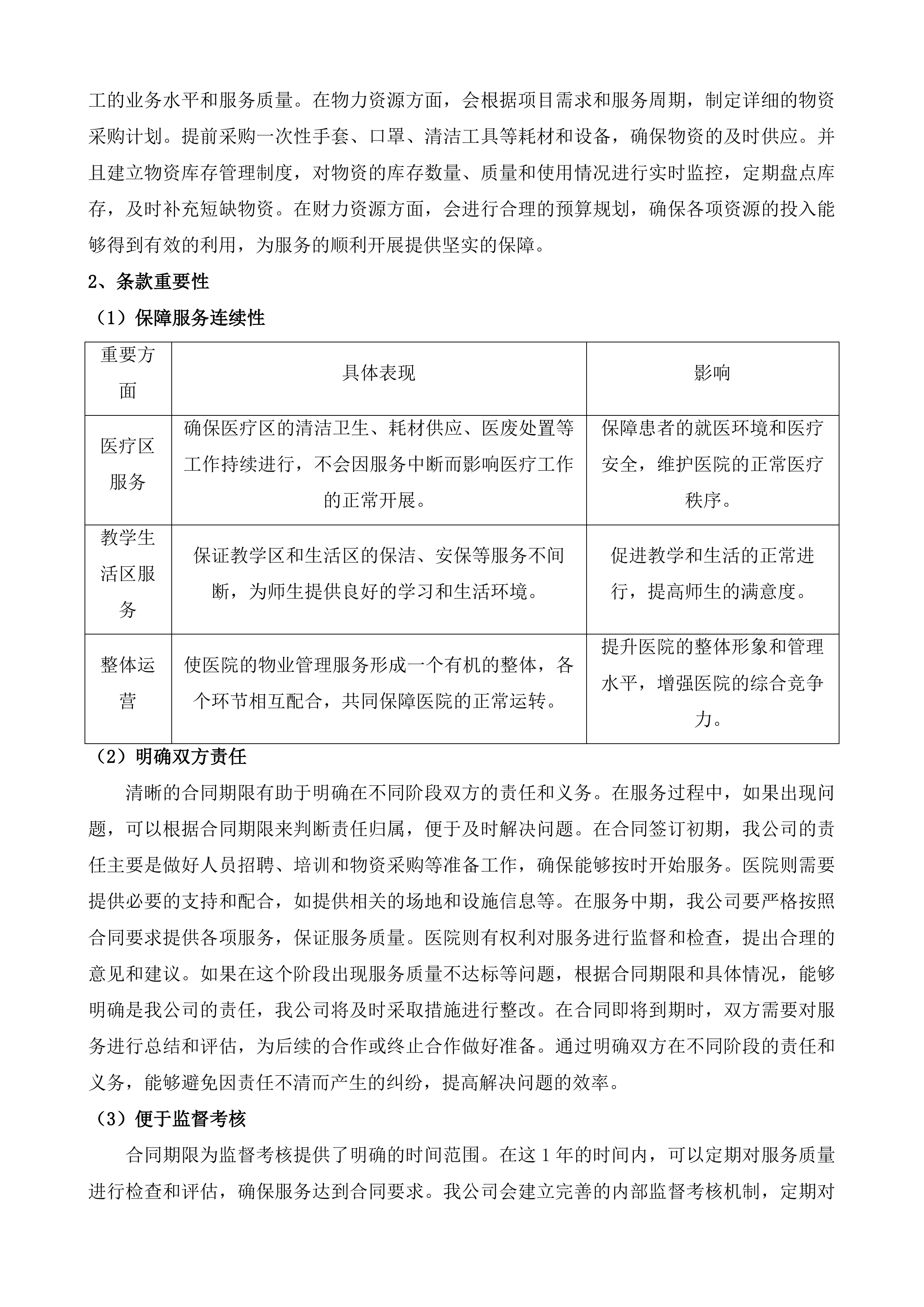 邵阳学院附属第二医院医疗区和教学生活区物业管理项目投标方案.docx 第5页