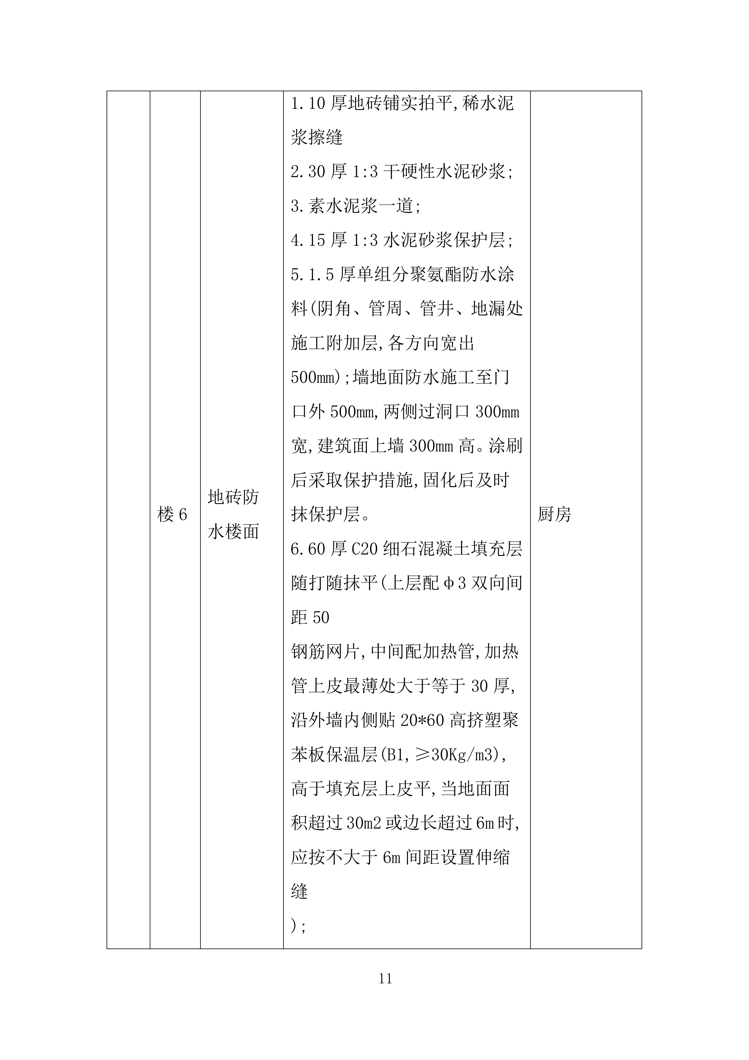 新型社区楼地面防水施工投标方案.docx 第11页